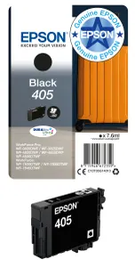 NEW Genuine Epson 405 Black DURABrite Ultra Ink Cartridge Standard Capacity