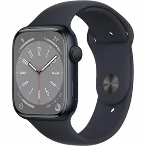 Apple Watch Series 8 (GPS, 45mm) Midnight Aluminum Case Sport Band