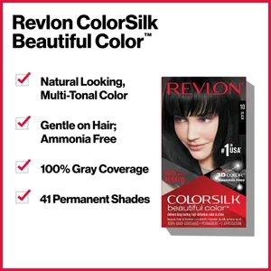 8x Revlon Colorsilk Beautiful Haircolor 20 Brown Black Ammonia Free Permanent
