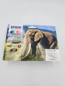Epson 24 Elephant Genuine Multipack 6-Colour Claria Photo HD Ink (Damaged Box)