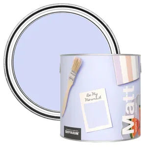 Rust-Oleum Colours Matt Emulsion Wall and Ceiling Paint - Be My Mermaid 2.5L