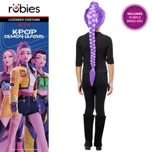 Rubies Official Netflix K-Pop Demon Hunters Rumi Wig Kids One Size