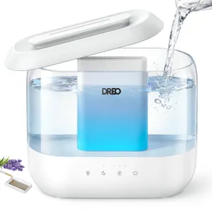 DREO 4L Cool Mist Humidifier for Bedroom Home - Quiet 28dB, Oil Diffuser