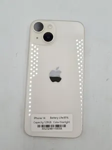 Apple iPhone 14 Starlight 128GB (Unlocked) - 85% Battery Health