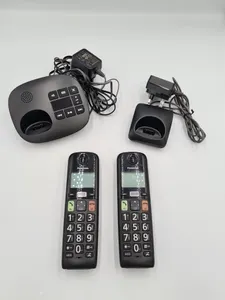 Panasonic KX-TGU132EB Cordless Phone Answering Machine 2 Handsets Black
