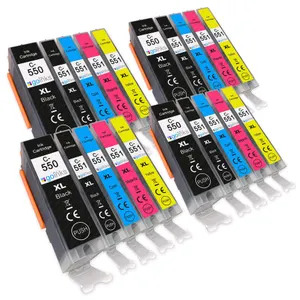 Go Inks 20 Pack Compatible Ink Cartridges-Canon PIXMA PGI-550 CLI-551 XL B/C/M/Y