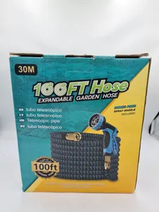 Jsdoin Expandable Garden Hose Pipe 30m/100ft Flexible Magic Hose & Spray Gun