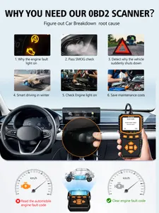 Nexzcheck OBD2 Diagnostic Scanner Code Reader Live Data Check Engine Light Tool