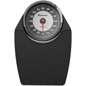 Adamson A24 Analog Bathroom Scale, Anti-Skid, Large Numbers, 150kg
