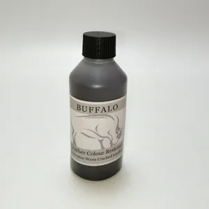 Brown Buffalo Leather Dye Colour Restorer Scuffed & Worn Car Seats Sofas