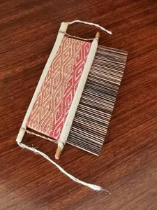 Rare Antique South American Amazonian Tribal Bovine Bone Hair Comb