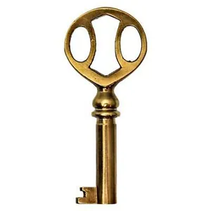 HMV 163 Gramophone Cabinet Key Brass - His Master's Voice Original Used