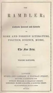 The Wandering Jew Original Article from The Rambler 1854 J. M. Capes Very Good