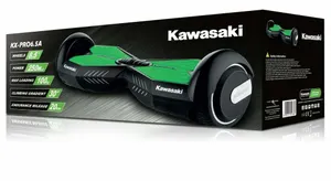 KAWASAKI KX-PRO 6.5A 250Wx2 HOVER BOARD BLACK/GREEN