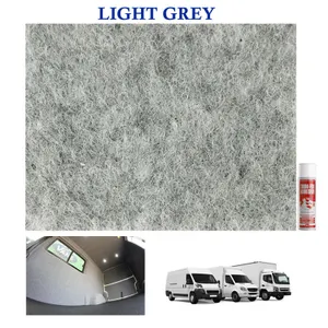 40SQM (20x2m) Camper Van Lining Carpet Kit 4 Way Stretch & 20 Cans Adhesive